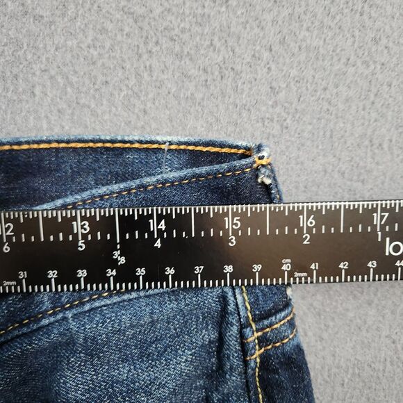 Abercrombie & Fitch Men 30X34 (31X33) Dark Wash Straight Leg Jeans - Picture 12 of 13